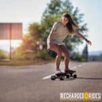 Girl Riding Possway Board
