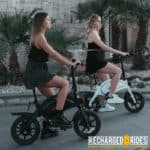 Women Riding DYU Electric Bikes