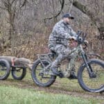 QuietKat Bike Pulling a Deer