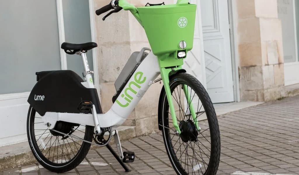 Lime Shared Electric Bikes