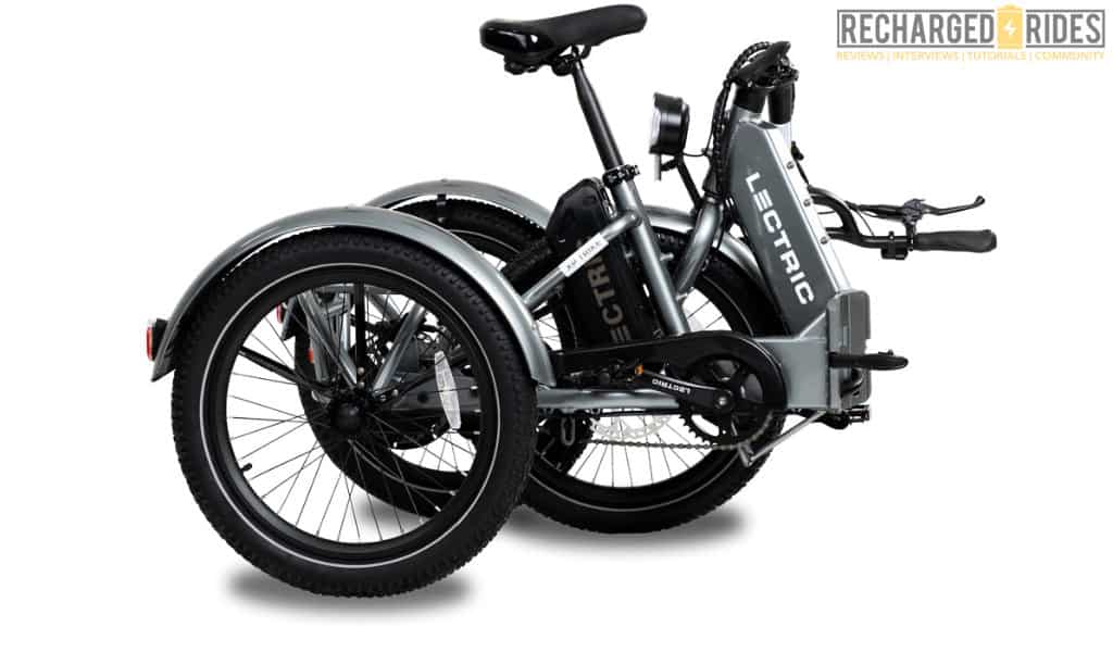 Lectric XP Trike Folded Up